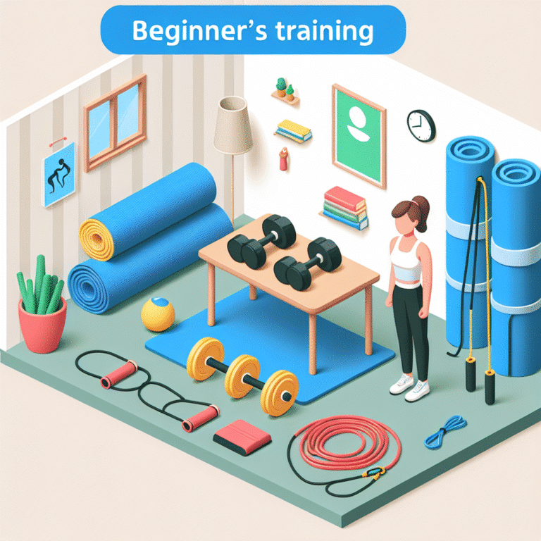 entrenamiento para principiantes en espacios reducidos