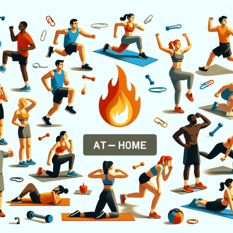 ejercicios fáciles para principiantes en casa: quema de grasa sin equipo