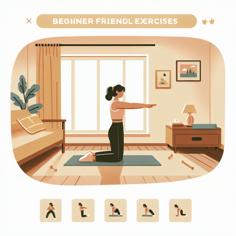 Ejercicios para principiantes en sala pequeña: Mantente activo en cualquier rincón