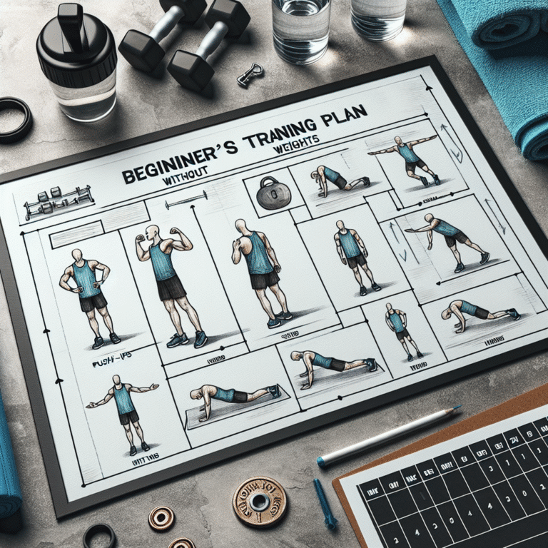 plan de entrenamiento para principiantes sin pesas