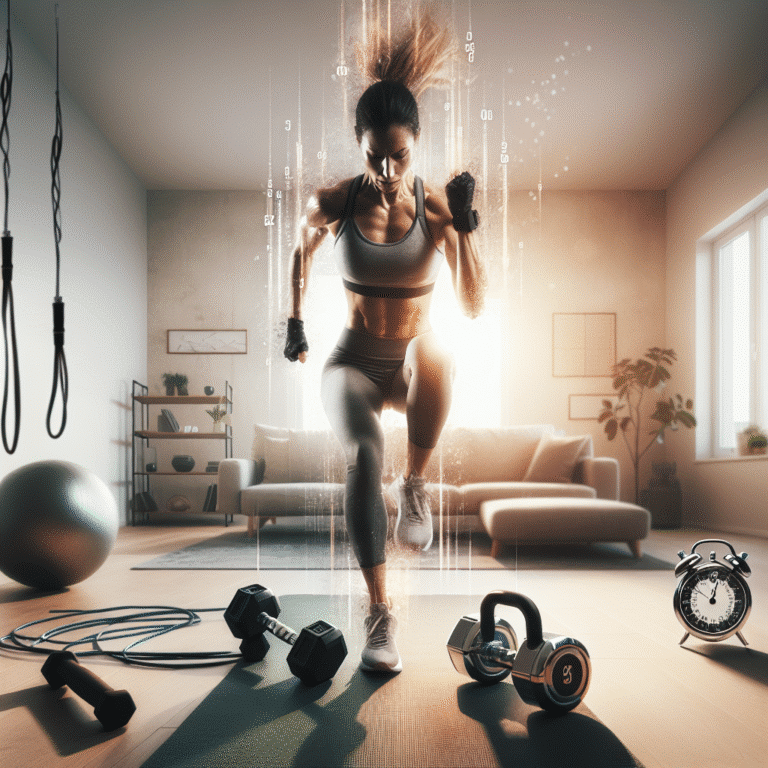 rutina diaria de alta intensidad en casa para quemar calorías